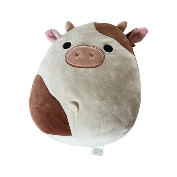 Squishmallow Kellytoy Plush Specialty Cows Ronnie the Brown Cow 8" - Picture 3 of 5
